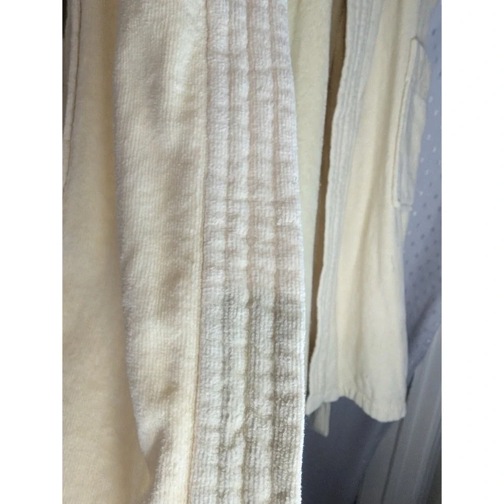 The Men's Store Bloomingdale's Heavy Cotton Bathrobe Robe Made In Brazil Vintage